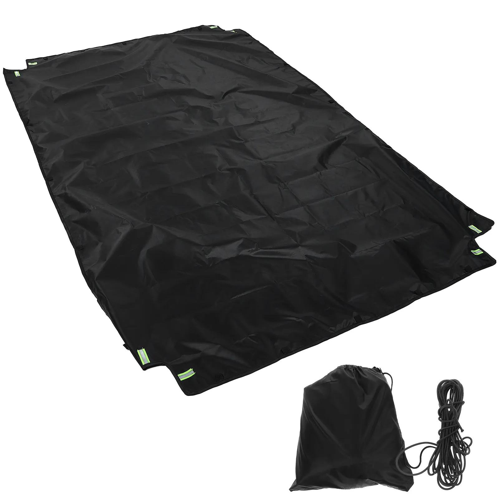 

Oxford Fabric Heavy Duty Waterproof Truck Bed Cover Pickup Outdoor Windproof Sun Rain Protector Trailer Accessory