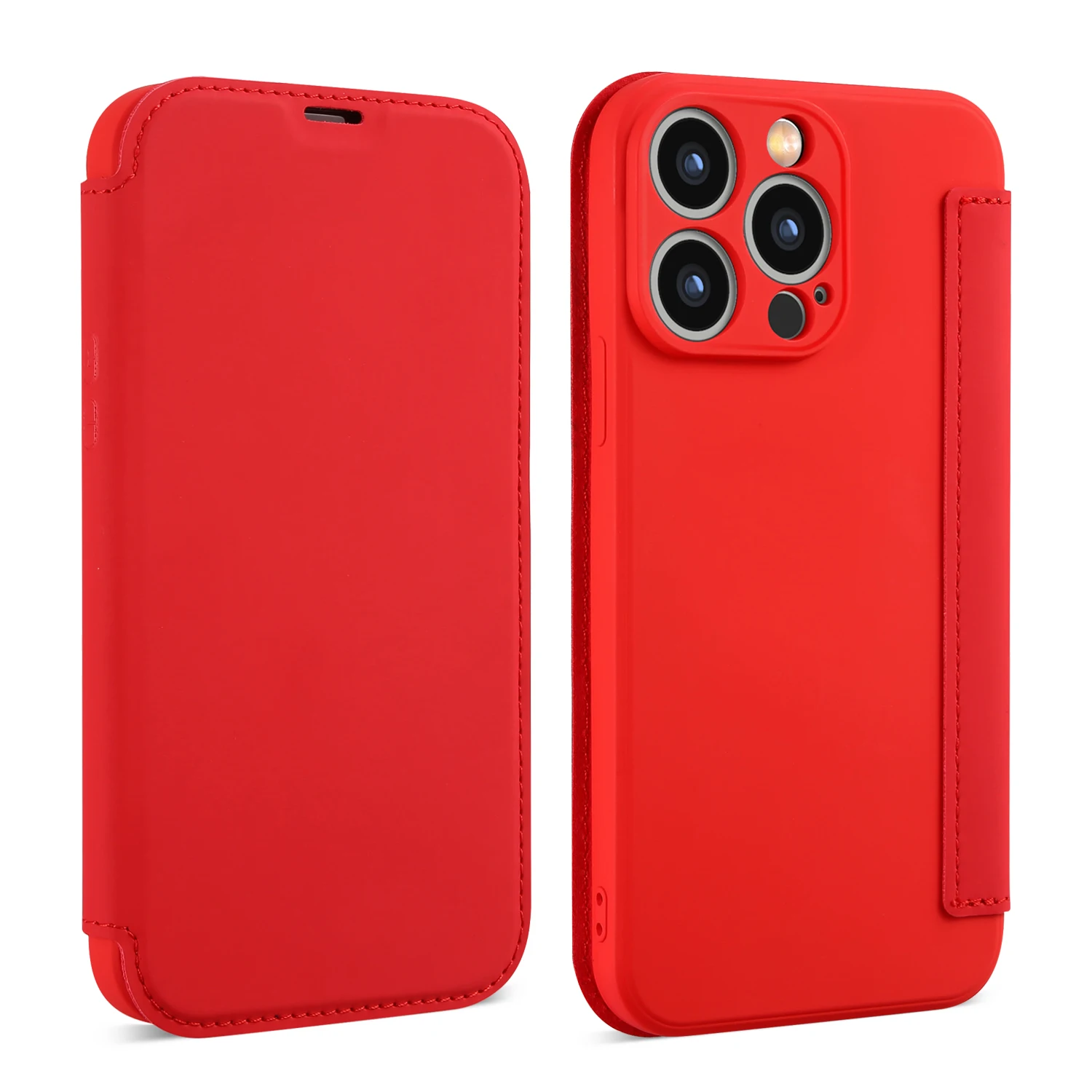 Luxuriöse Flip-Lederhülle für iPhone 16 15 14 13 12 11 Pro Max Xs Xr 16Plus, stoßfeste Flüssigsilikonhülle mit Kartenfach und Geldbörsenfunktion – Detail 10