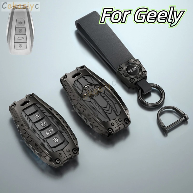 Car Remote Key Case Cover For Geely Coolray Atlas Boyue NL3 Emgrand X7 EX7 SUV GT GC9 Borui Auto Key Protect Holder Shell