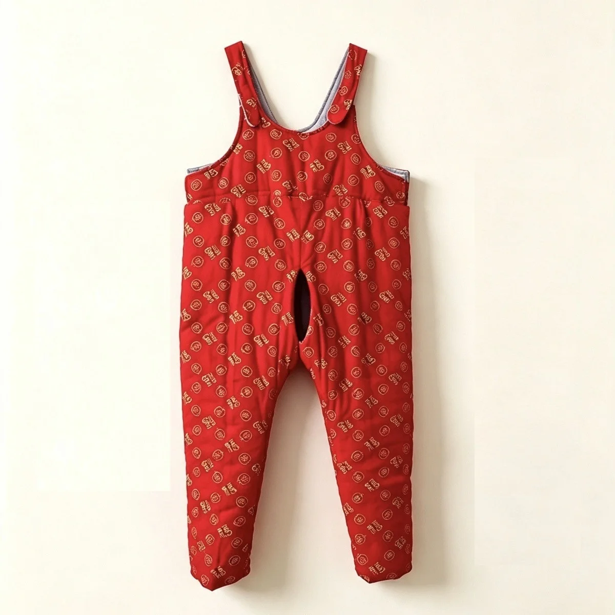 Handmade Cotton Blended Croth Open Cami Trousers Thick Warm Stomach Warm Protection