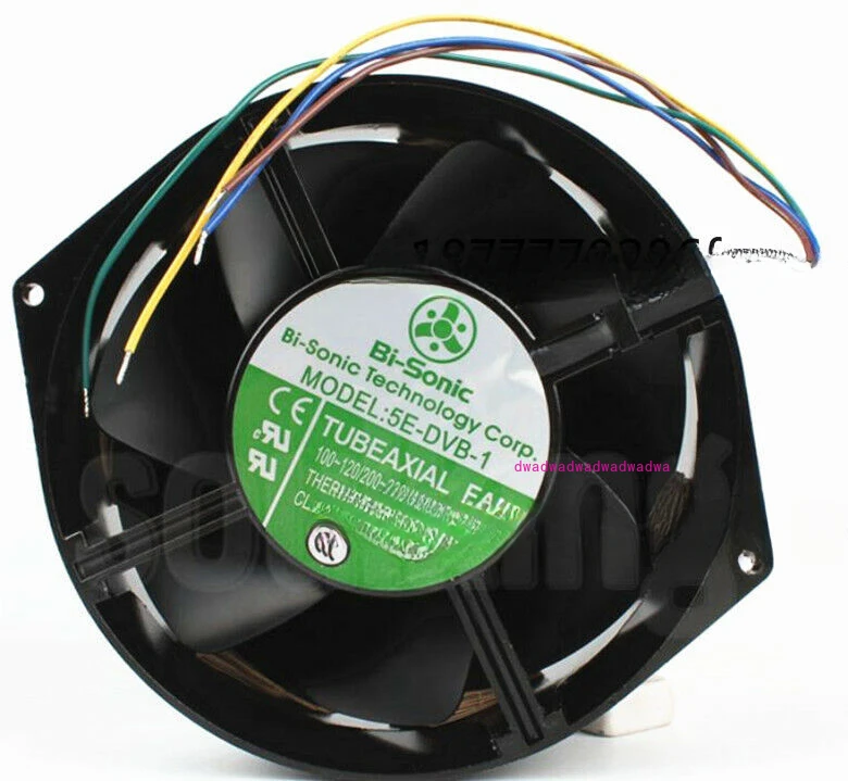 1PC Bi-Sonic 5E-DVB-1 100-120V/200-230V 4-wire dual voltage fan #