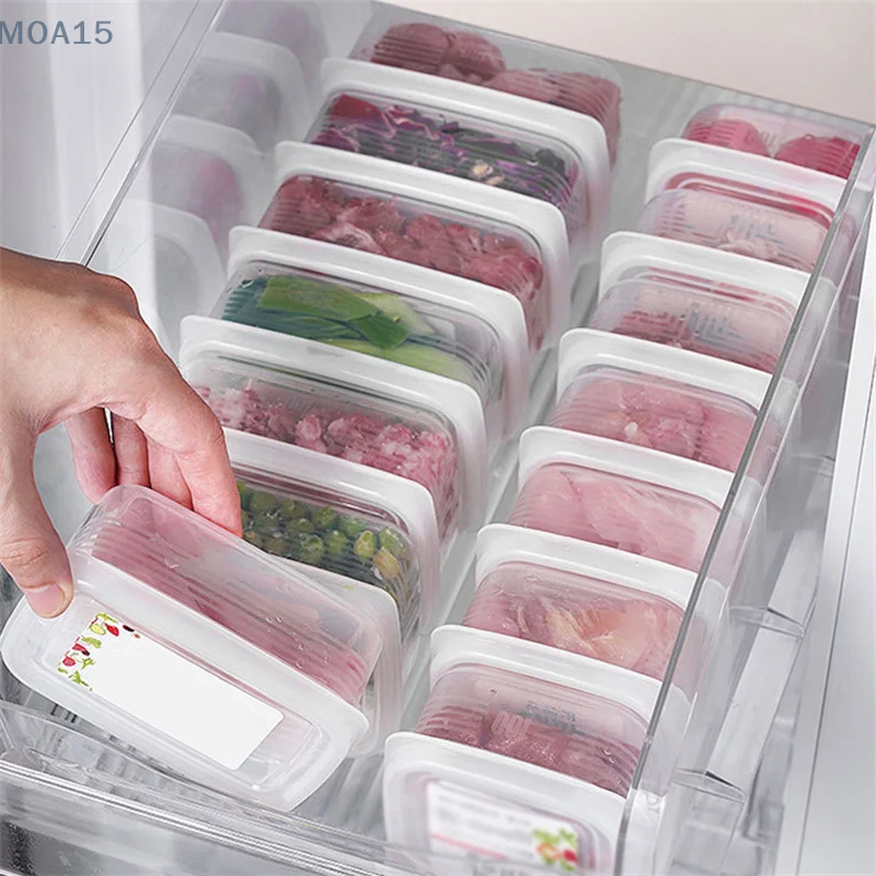 Refrigerator Frozen Meat Box Divided Frozen Box Sealed Box Crisper Box Onion Ginger Garlic Rice Box Prepared Food Box