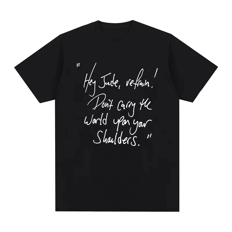 

Simple Letter Pattern Printed Woman t-shirts Fashionable Comfortable Casual Loose Round-Neck Cotton Short-Sleeved Men's Clothing