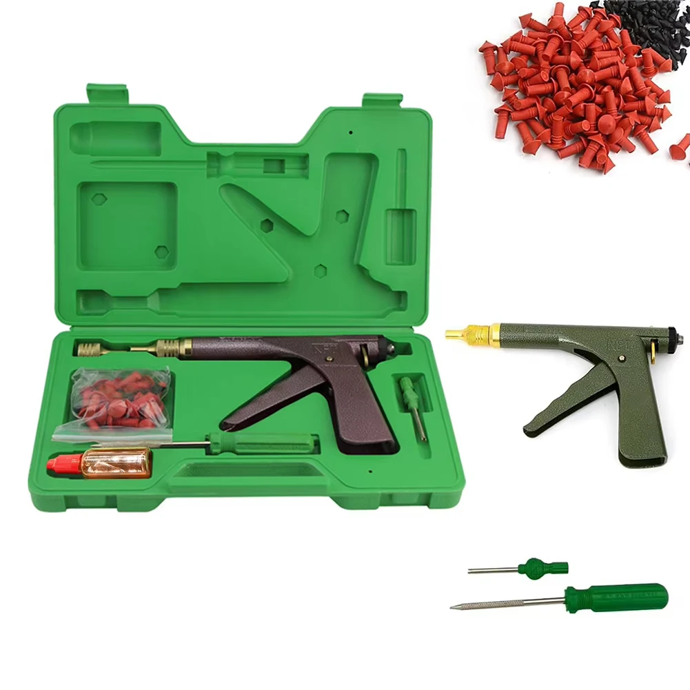 

Tire Repair Rapidplug Kit With Mushroom Plug Wear Resistant Tire Maintenance Tool For SUV Auto Bike Car Tire Block Air Leaking