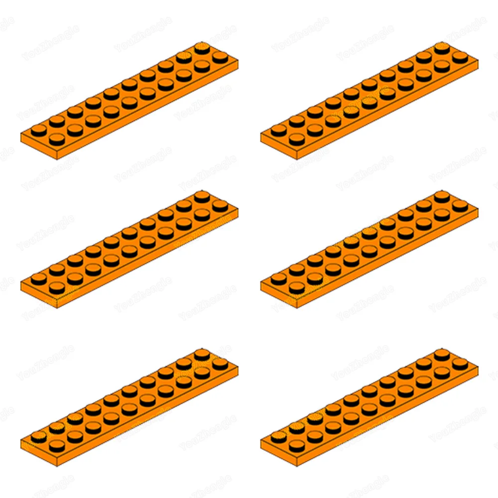 3832 Baustein Grundplatte 2x10 Teile Montage MOC Figuren WW2 Straße Szene Mecha Getriebe Set Szene Modell Teile geschenke DIY Spielzeug