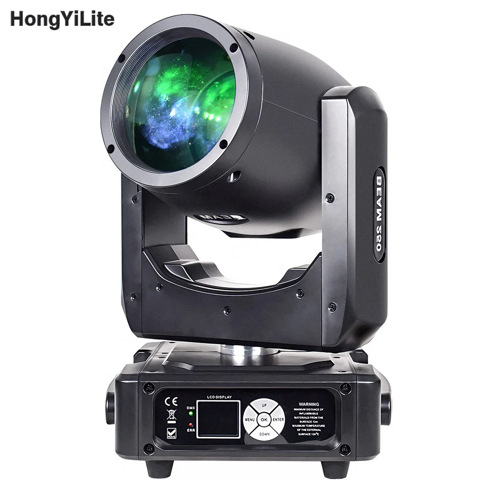 

HongYiLite Mini 230W Moving Head Light 7R Double Face Prism DMX512 Spot Beam Light For DJ Disco Party Club Wedding Stage Show