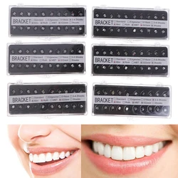 1Box Dental Orthodontic Metal Brackets Braces Mini Roth/MBT 022/018 Hooks 345 Ortho Bracket Dentistry Materials