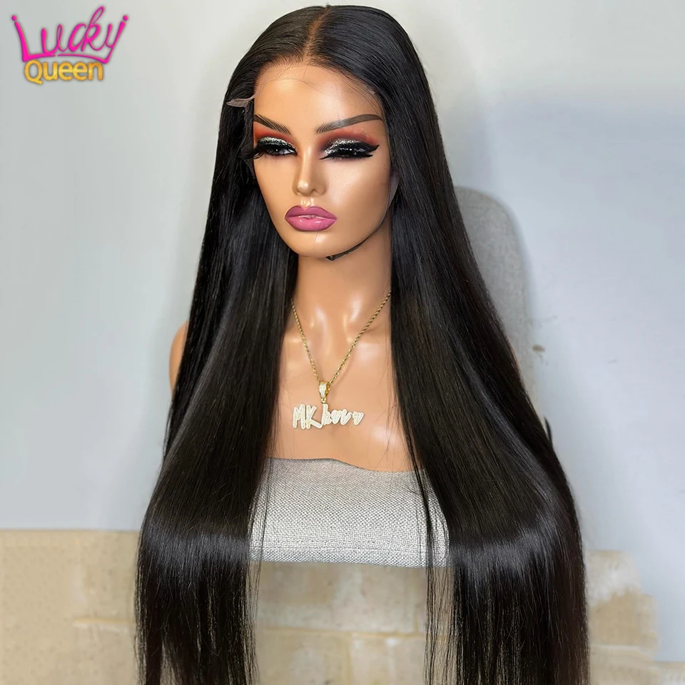 30 Inches Honey Blonde Lace Front Wigs Human Hair Brown Root 13x4 13x6 Straight Lace Front Wigs Remy Hair 180% Density