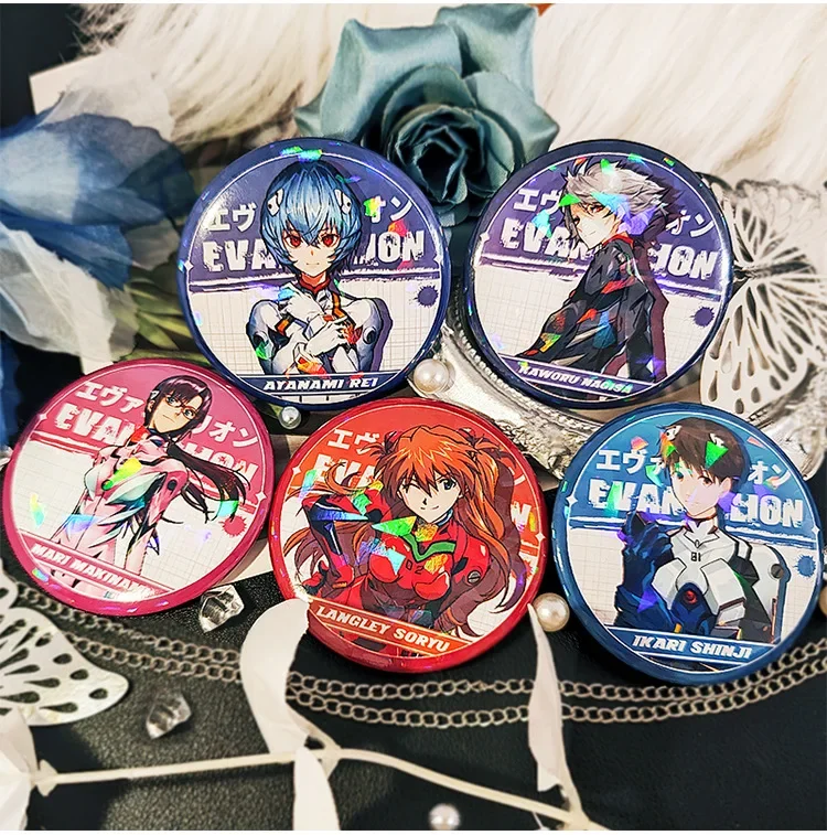 Anime EVA Ayanami Rei Asuka Brosje