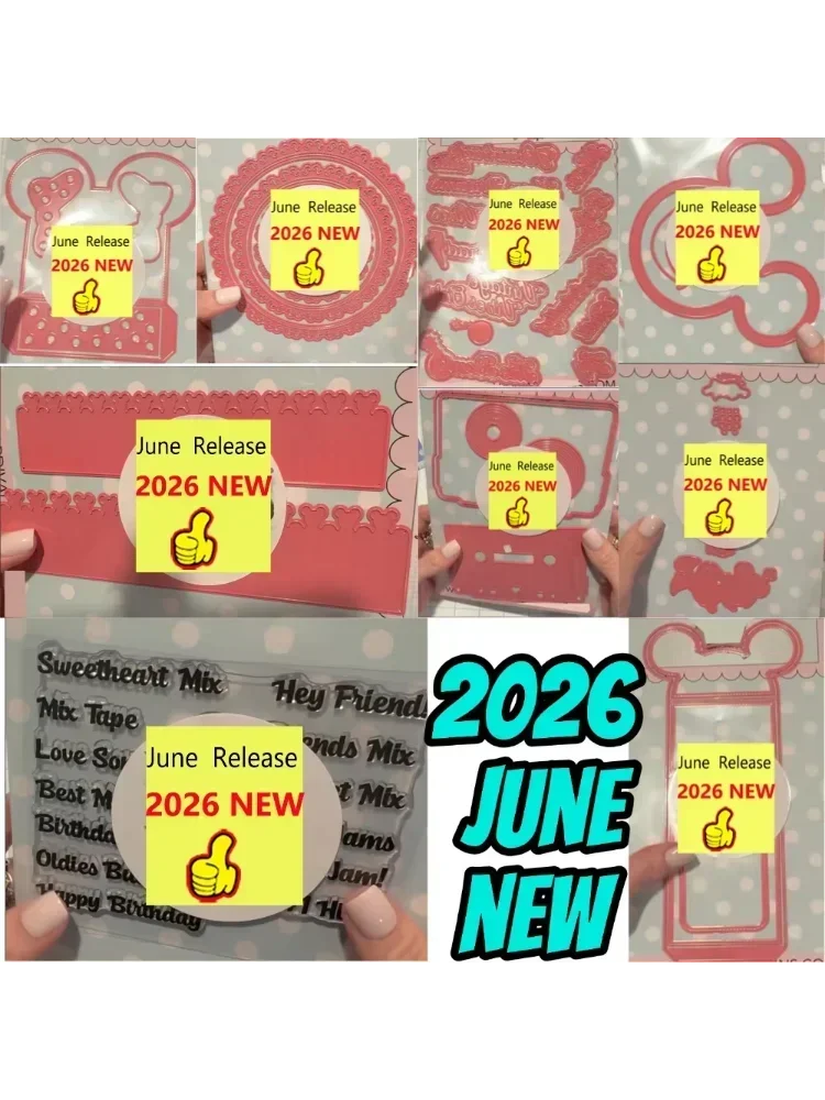 2025 Blumen- und Punkte-Schablone Scrapbook-Tagebuch-Dekoration Prägeschablone DIY Grußkarte Handgemacht für Dezember Neu