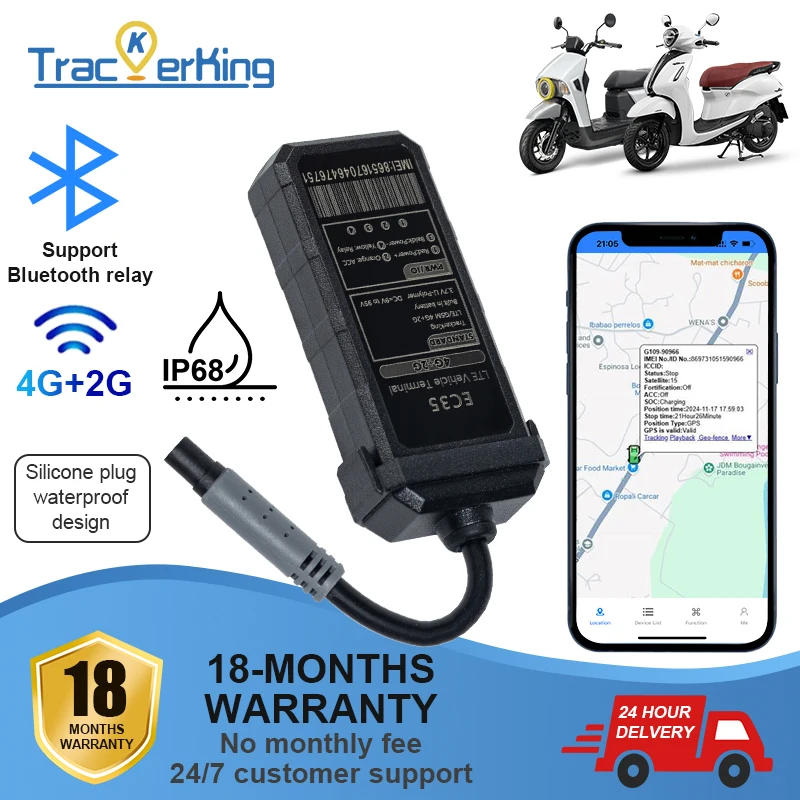 TrackerKing EC35 4G GPS Tracker IP67 Waterproof Mini Car Tracker for Car SUV Truck Bus ST901 EC35 rastreador gps tracking Device