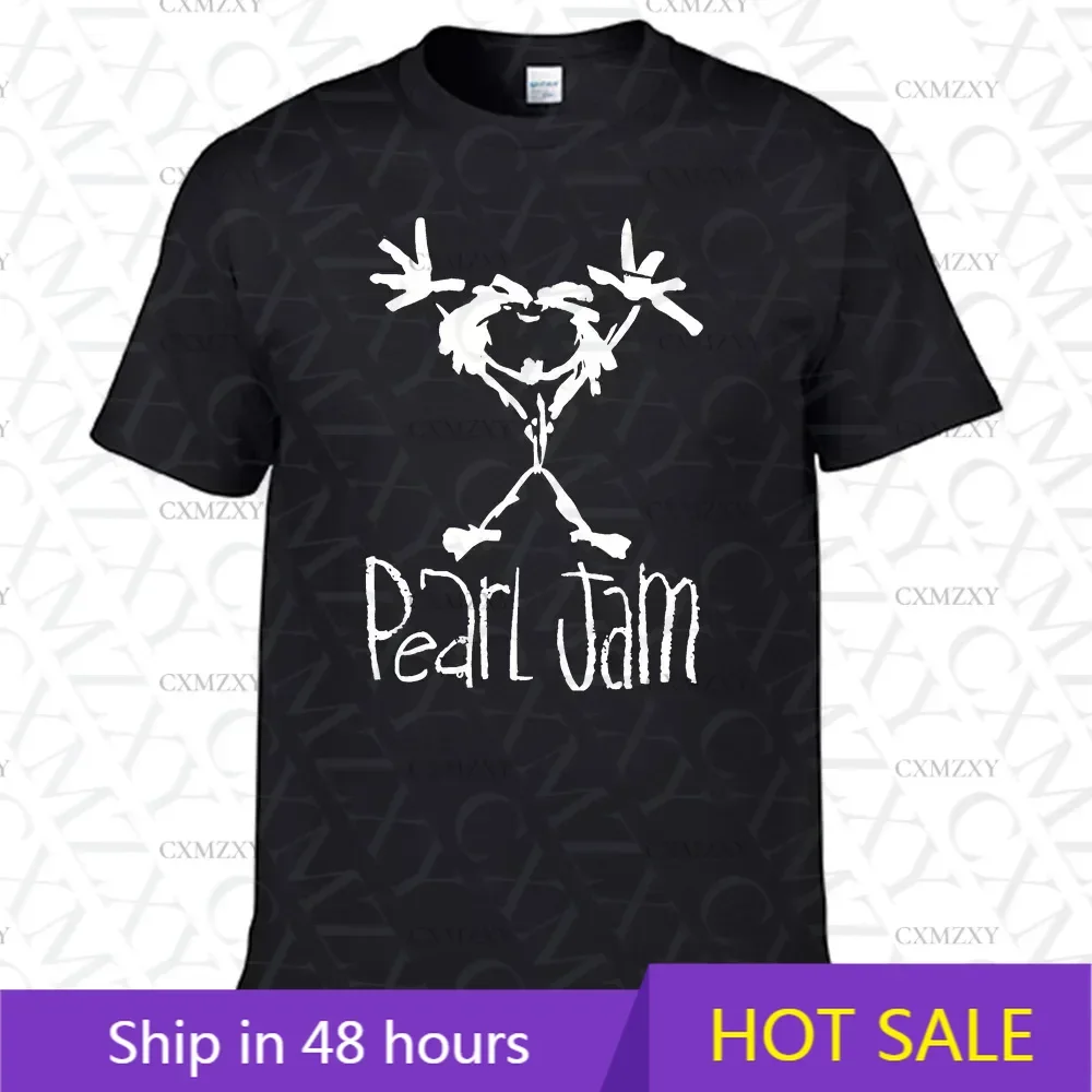 

Pearl Jams T Shirt 100% Cotton Men Shirt