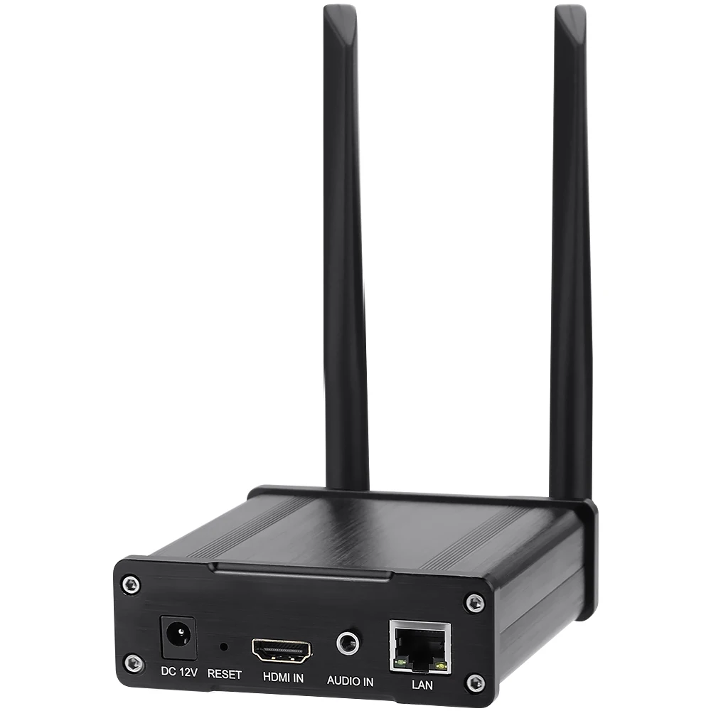 

FHD H.265 HEVC H.264 MPEG4 HD MI беспроводной кодировщик HD MI к IP SRT NDI Wi-Fi видео кодировщик для прямой трансляции