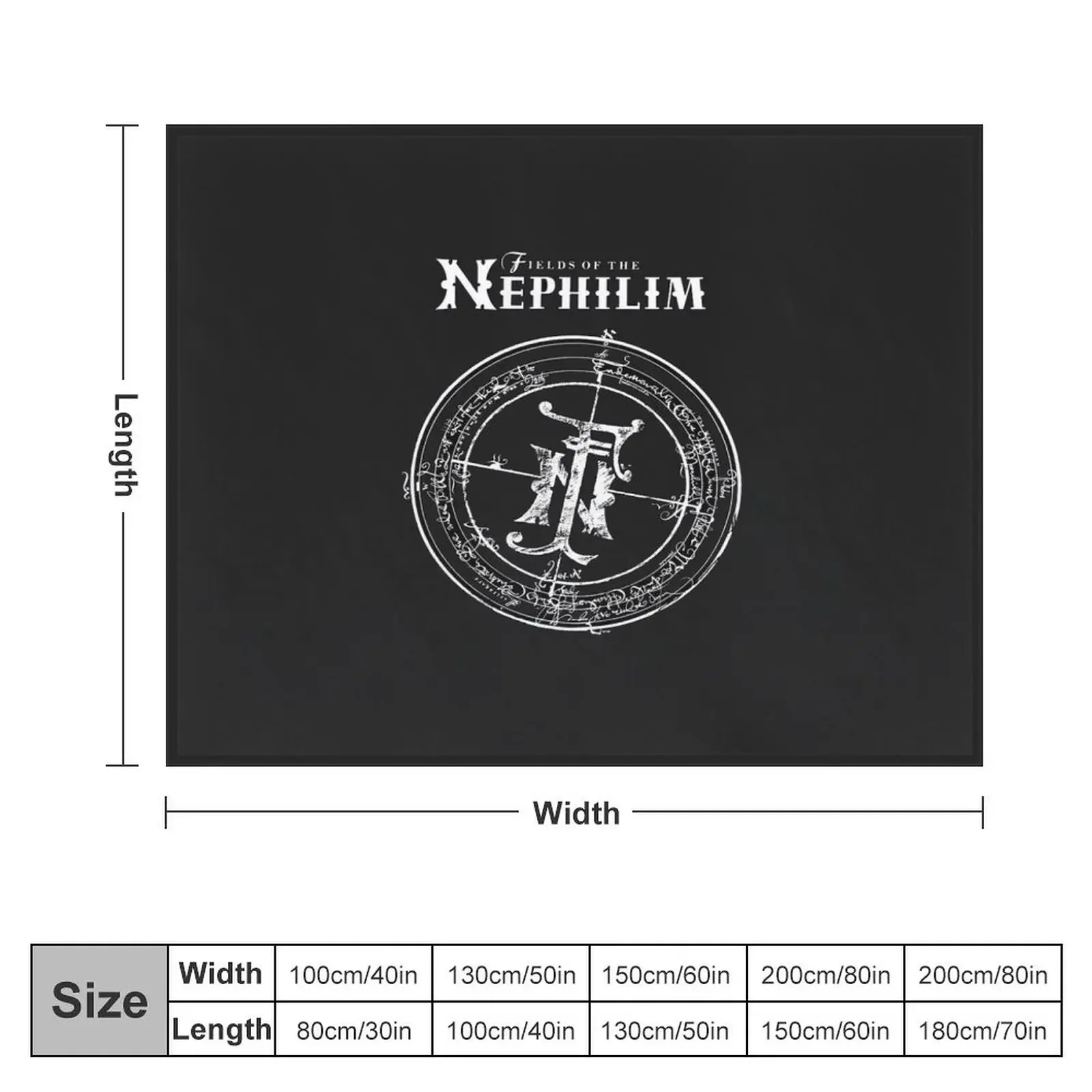 fields of the nephilim Throw Blanket Warm Fashion Sofas Summer Beddings Decorative Sofa Blankets