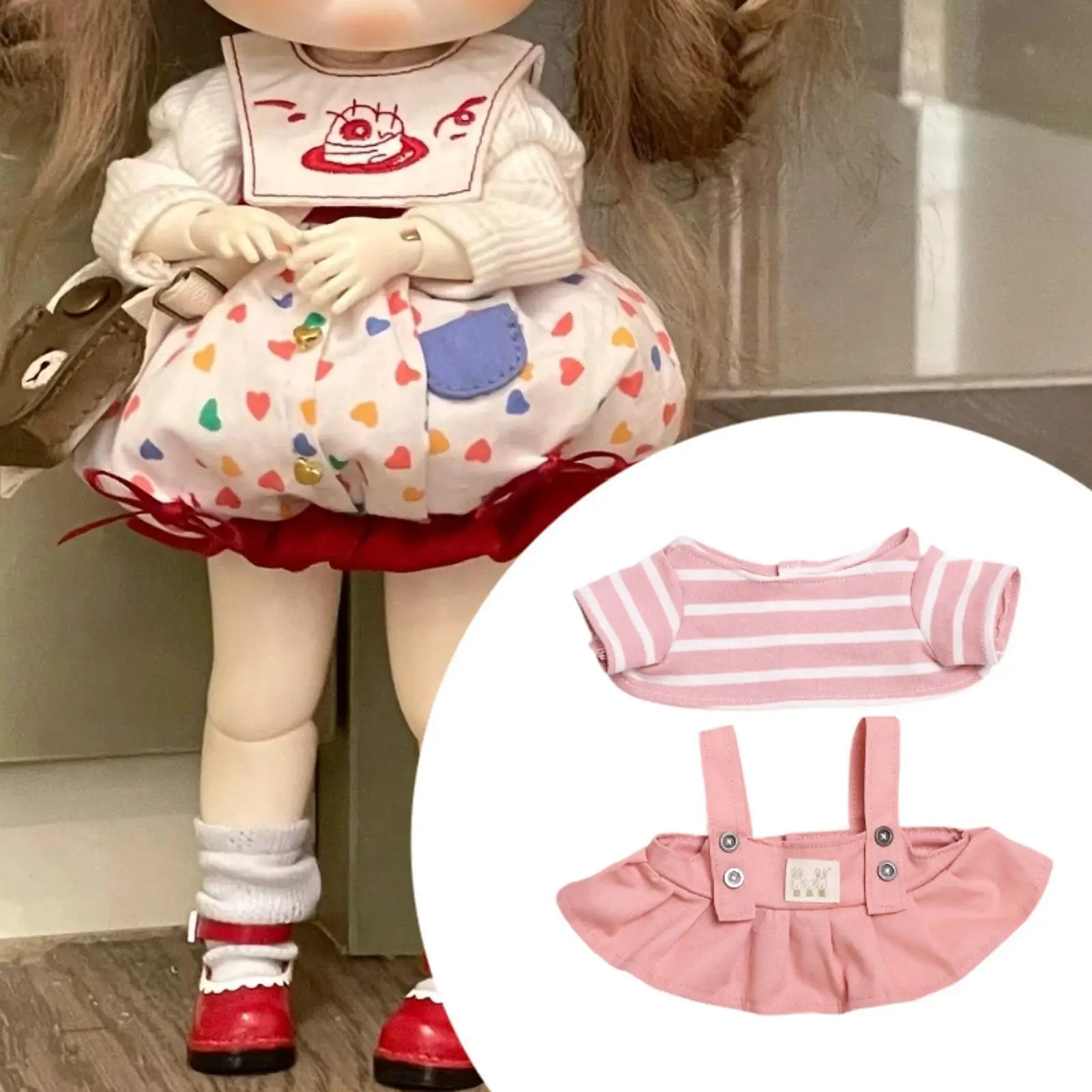 

Одежда для куклы 38 см, милый костюм для куклы, мягкий, платье, игрушка, аксессуары для кукол ручной работы, одежда для кукол для детей 5 6 7 8 9 10 лет