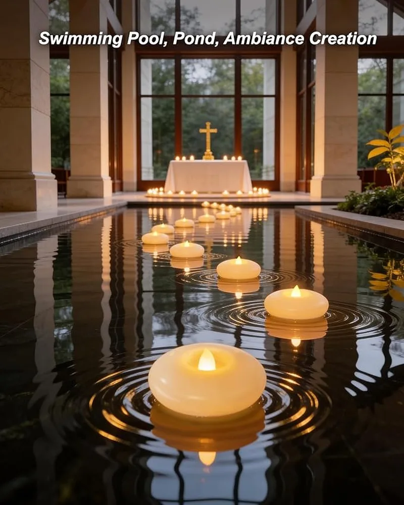 Floating Candles Beautiful Vibes With Special Floating Led Candles Elevating Celebrations