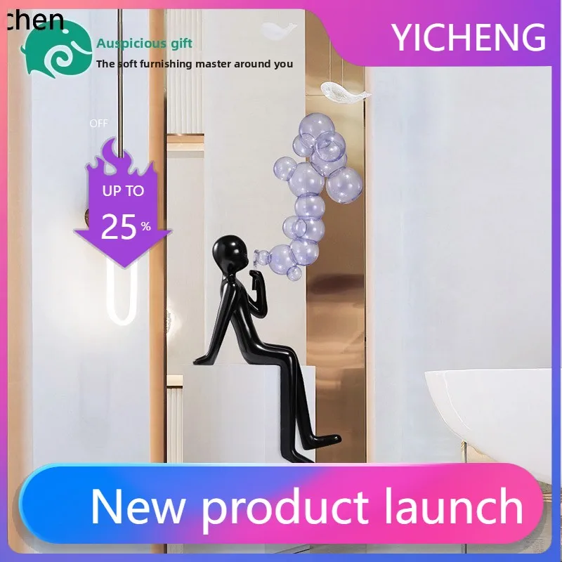 

LYY character ornament floor model room living room entrance decoration device