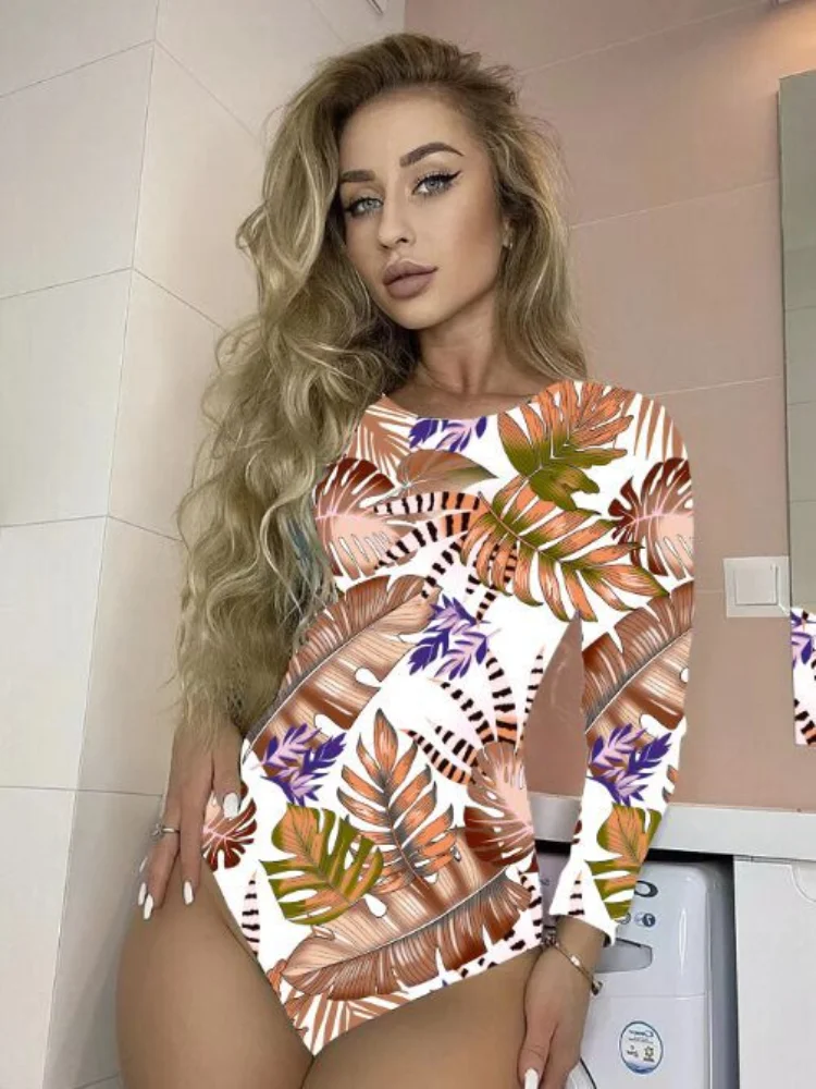 Sexy One-piece Swimsuit with Skirt Swimwear Women Body Suits Push Up Bathing Suit Floral Print Beach Swim Pool 2024 Cover Ups