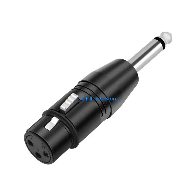 g8ta 3pin أنثى إلى 6.35mm 1/4inch trs موصلات صوت أحادية الذكور لمعدات الصوت الاحترافية