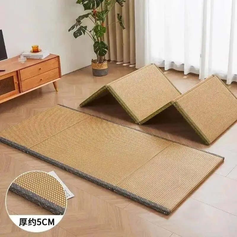 Japanese Mattresses Foldable Tatami Coconut Palm Mattress Office Nap Floor Sleeping Pad Home Bedroom Bay Window Hard Mattresses
