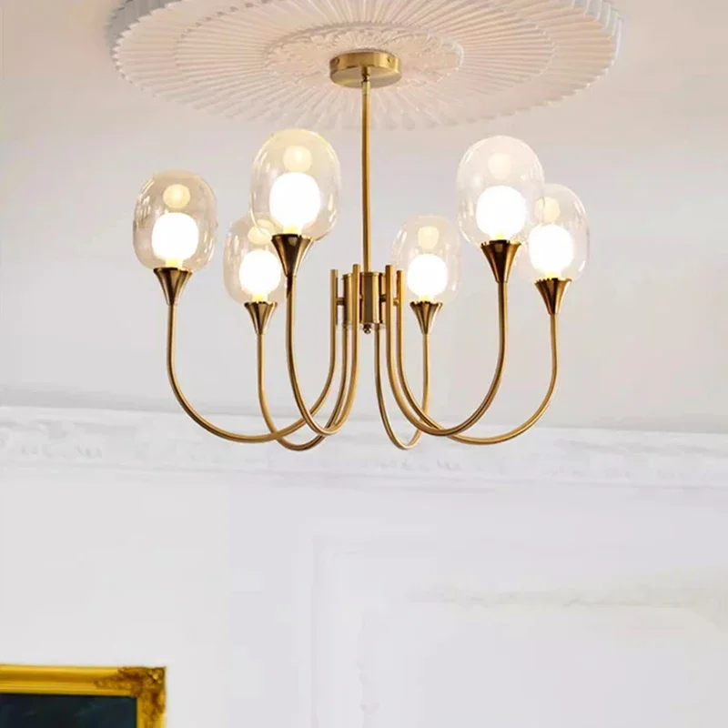 2026 Modern Living Room Ceiling Chandelier For Dining Room Bedroom Loft Pendant Lamp Minimalist Decor Indoor Lighting Lusters Fi