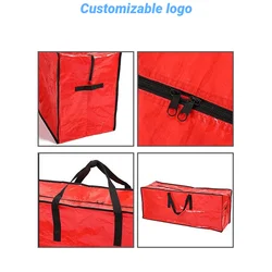 Foldable Christmas Tree Storage Bag Large Capacity Oxford Cloth Bag For Storing Christmas Utenciles Home Storage Bags