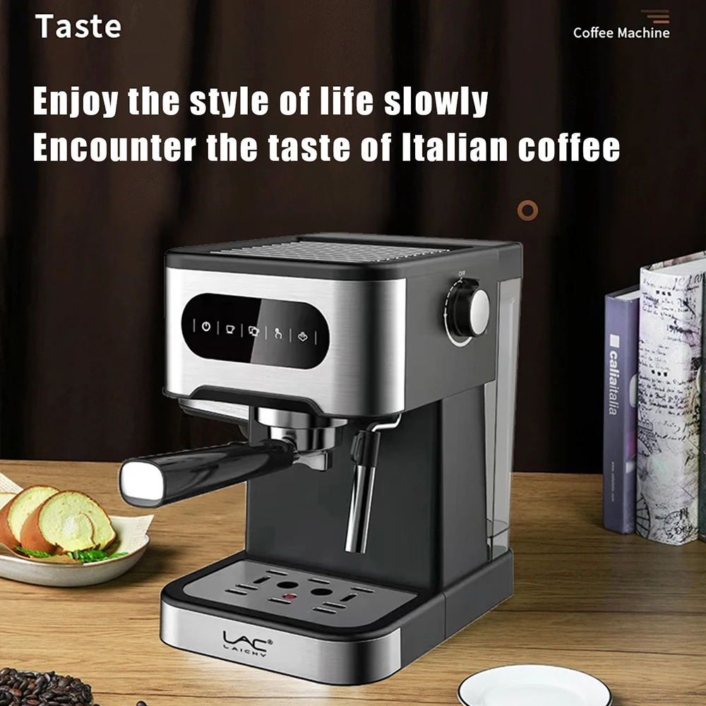 LAC Household High Pressure Espresso Coffee Maker 15 Bar Italy Bump Espresso Coffee Machine