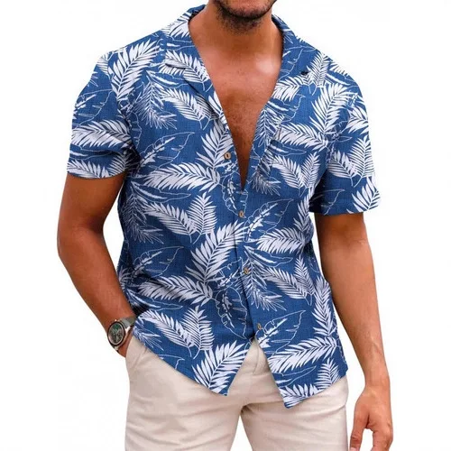 Mens 3D Printed Sports Shirt Short Sleeve Breathable Quick Dry Summer Casual Vacation Beach Hiking Running Fitness Fashion Top