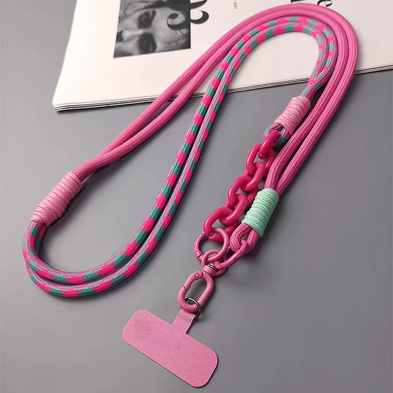 

Mobile Phone Hanging Rope Neck Straps ins Universal Crossbody Long Phone Lanyard Strap Anti-lost Lanyards for all Phone Case