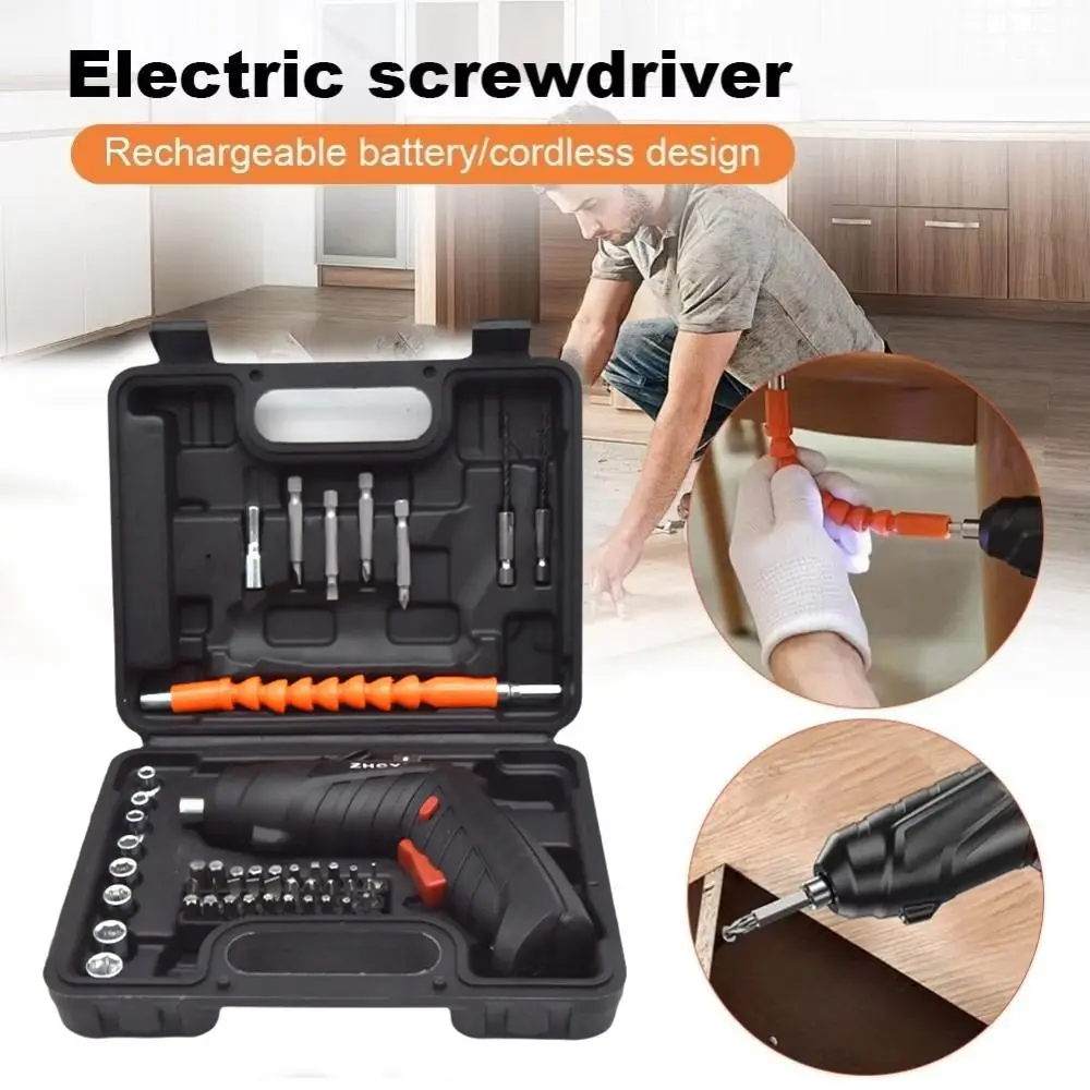 Rechargeable Electric Screw Driver Set Rotating Handle Powerful Impact Wireless Screwdriver Driver Bit 3.6V Cordless