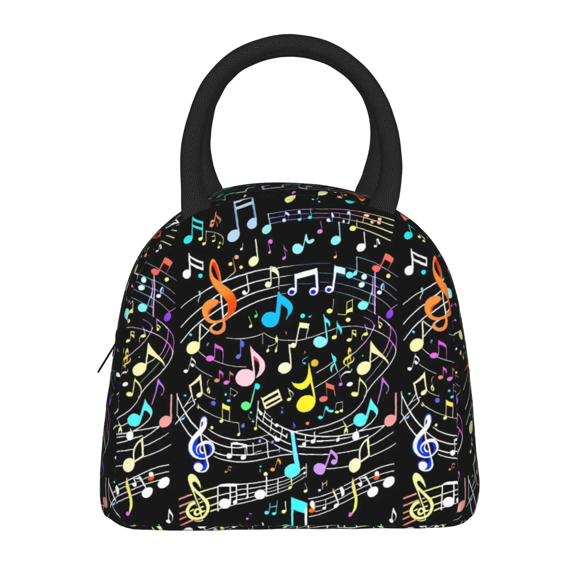Personalized Piano Mochilas Mujer Polka Dot Print Lunch Bag For Unisex  Lunch Box Casual School Cooler Bag Tote Food Bags