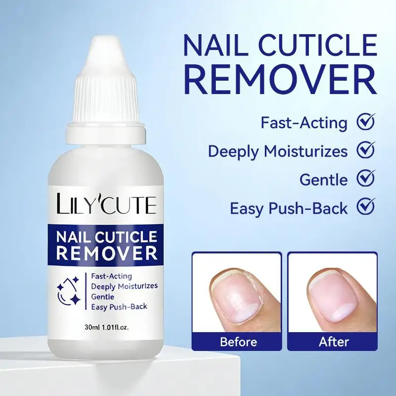 [New] 30ml Nail Cuticle Remover Quick Softening Gel For Nail Dead Skin Gentle Remover Manicure Care Easy Cuticle Cleaner Tool view 4