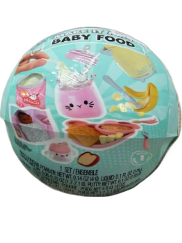 دمية مفاجأة جديدة MGA Miniverse Make It Mini Real BABY FOOD DIY لعبة كروية صنع هدية عيد للفتيات #5