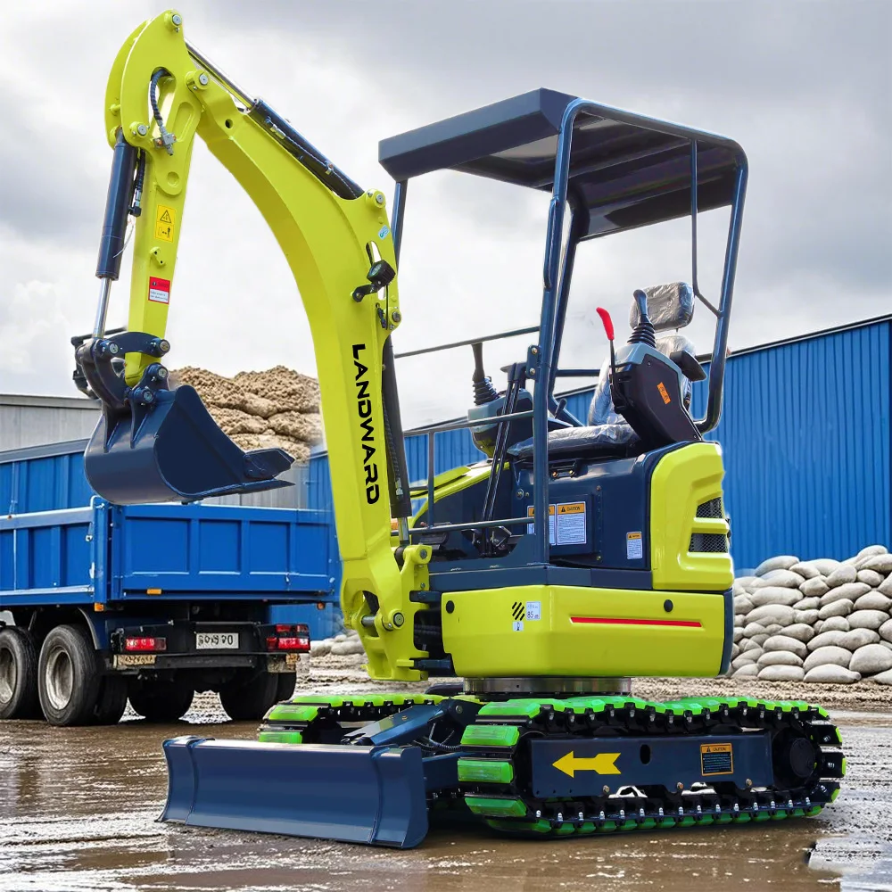High Quality Low Price Mini Excavator 2.6 Ton Earth-moving Machinery Small Digger Multifunctional Small Excavator Customized