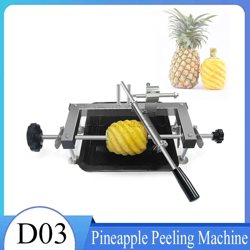 Mesin pengupas nanas Manual Stainless Steel, alat pisau pengupas nanas