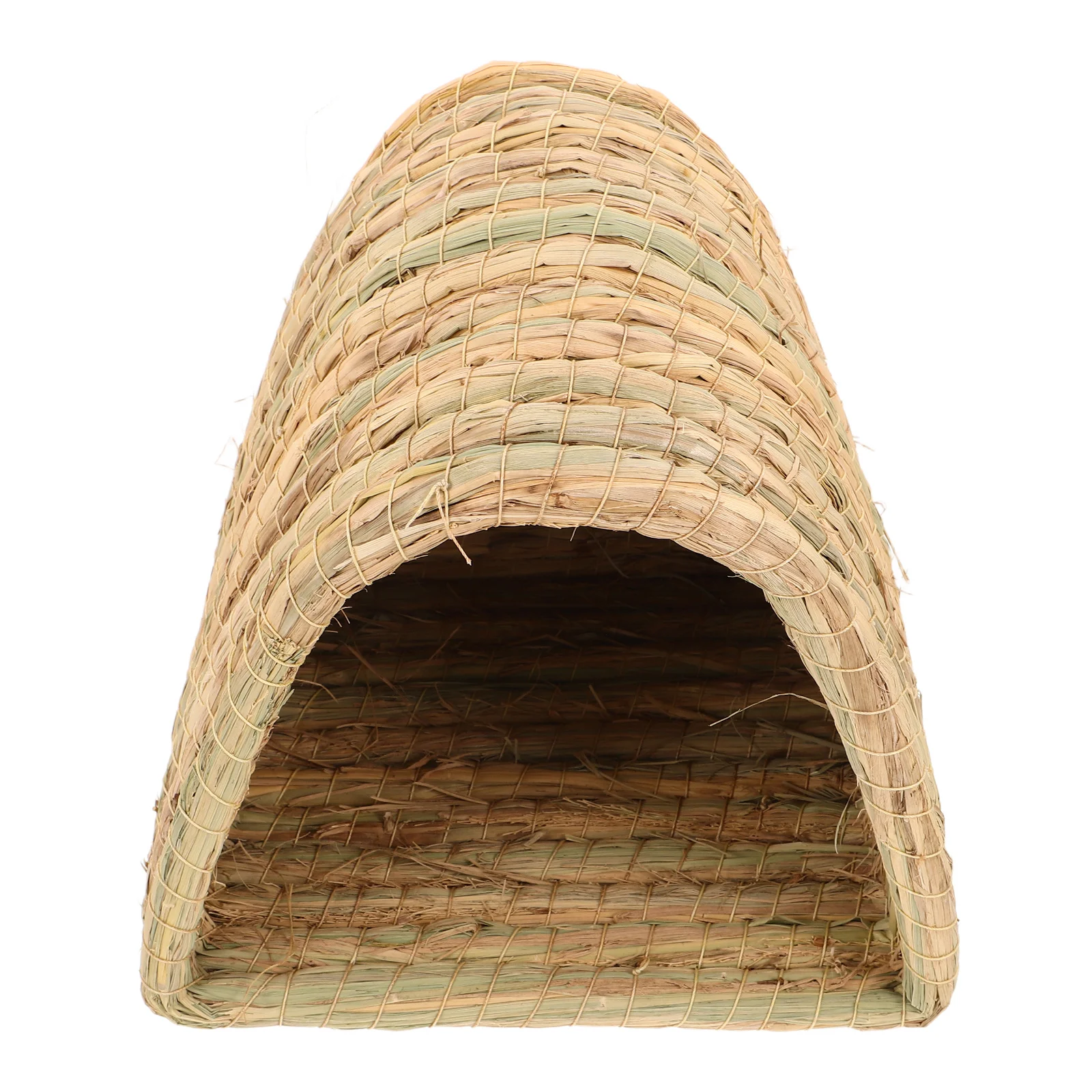 

Pet Grass Nest Comfortable Rabbit Squirrel Hamster Bed Cozy Woven Hideaway Natural Material Easy Clean Indoor Outdoor Use