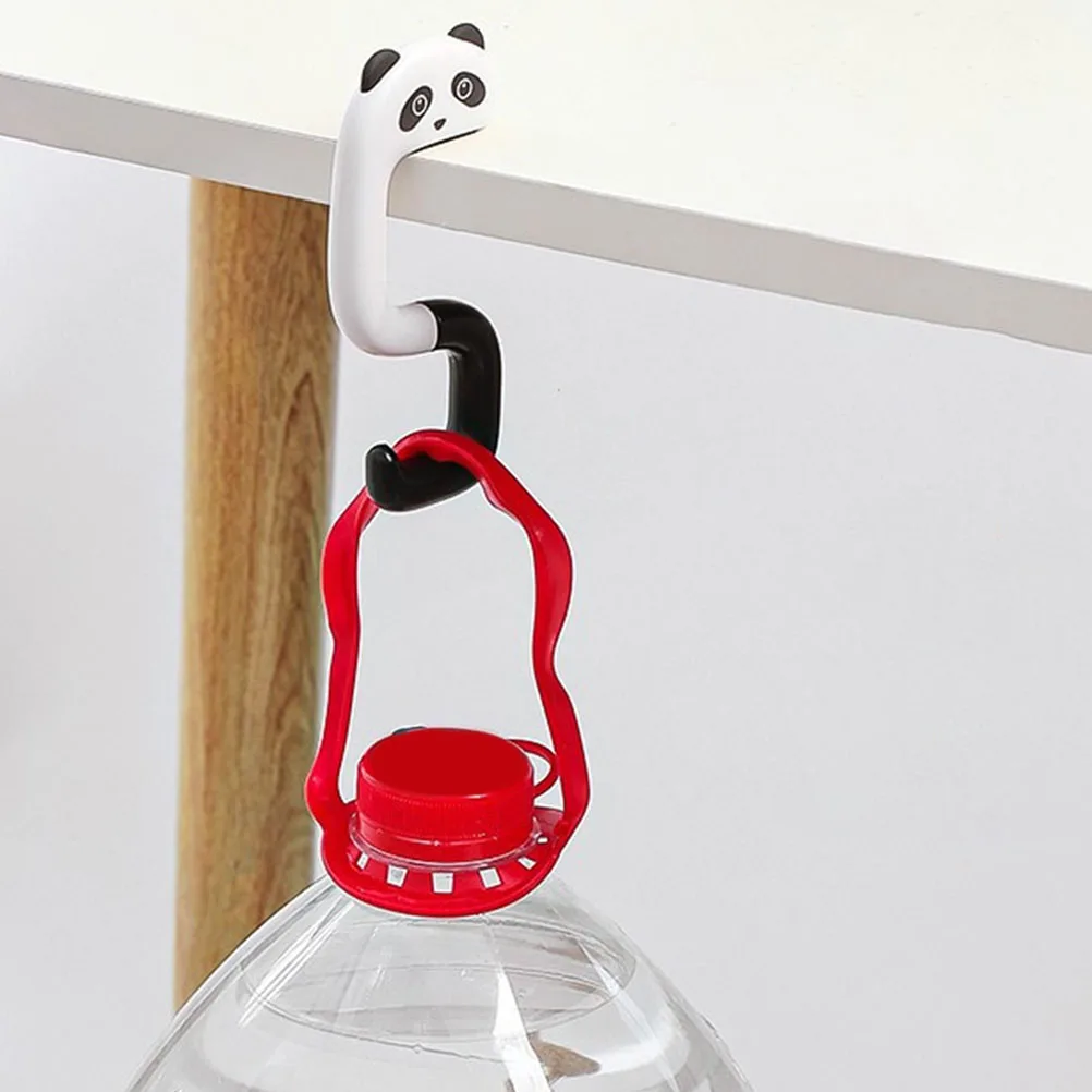

Cartoon Animal Key Hooks Panda Shape Plastic Desk Backpack Hook Foldable Hanging Organizer Holder School Bag Storage