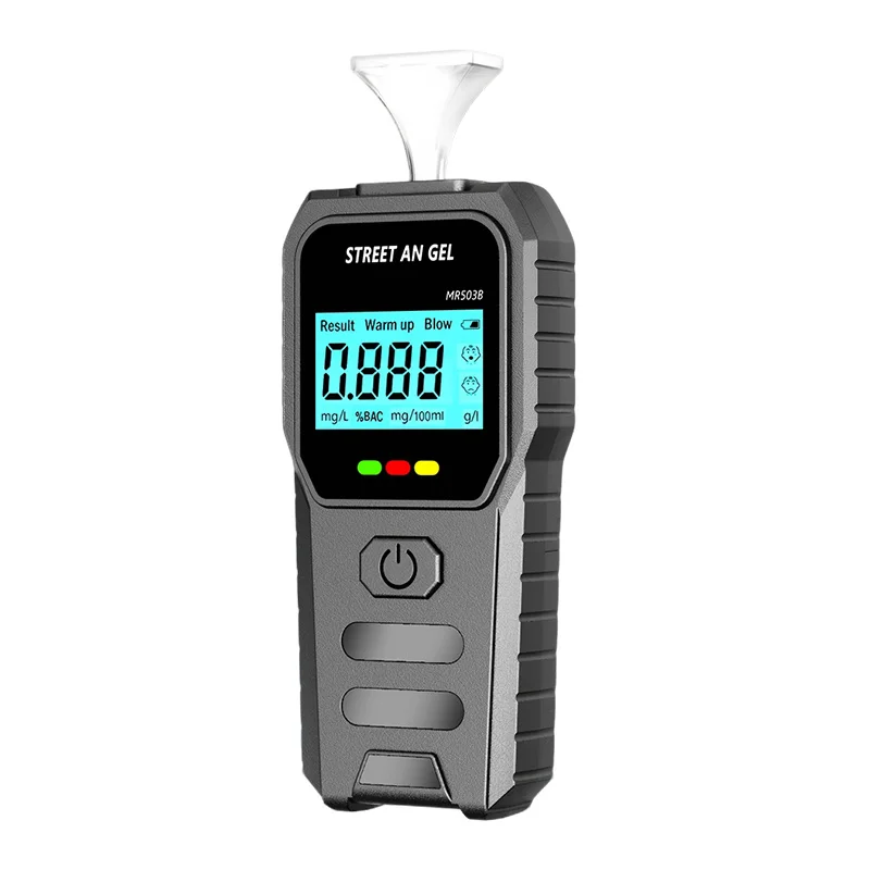 Popular Professional-Grade  MR503B Alcohol Tester-Portable Breath-Based Non-Contact LCD Display Device Ketone Detection 0.1%