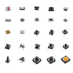 125pc/set 25 Value Micro Push Button Assortment DIY Tool for Electronics