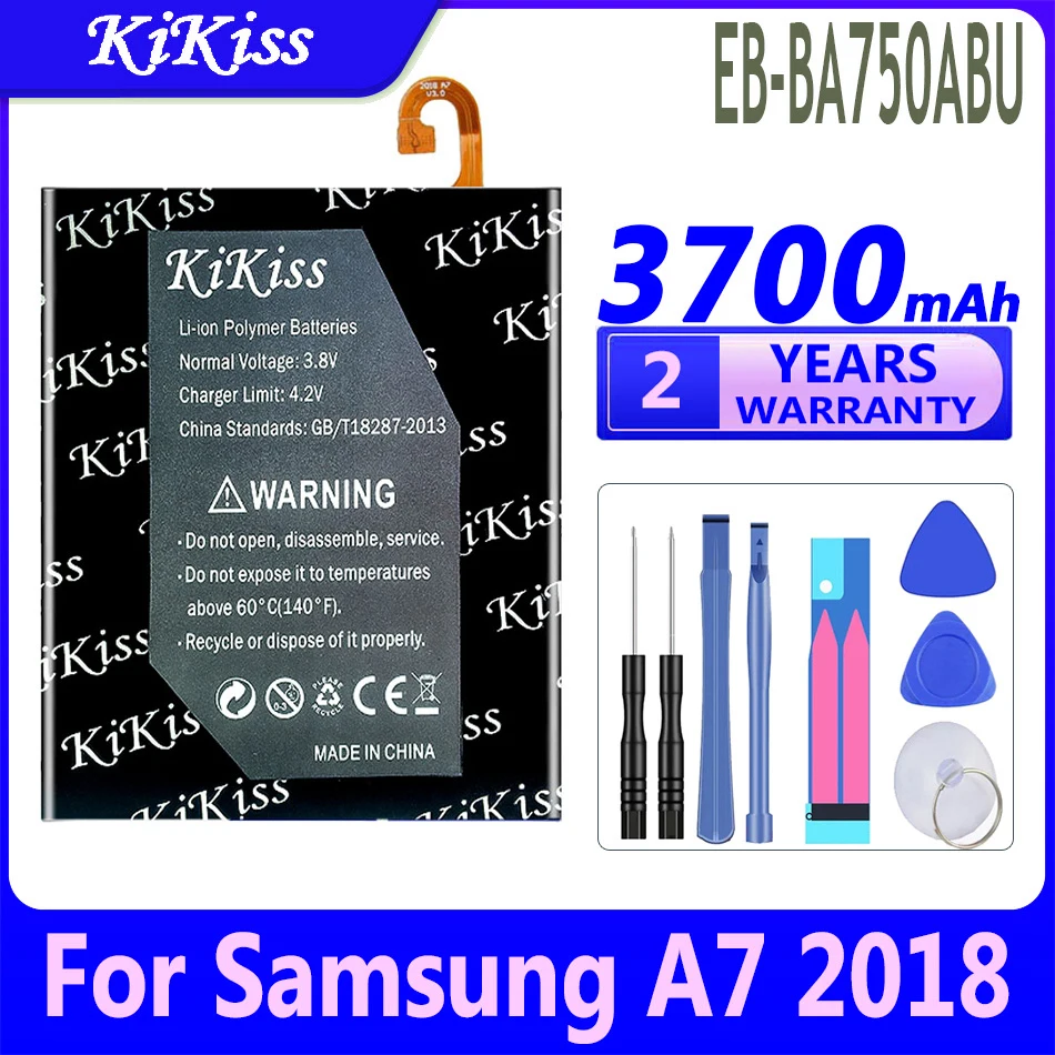 

3700mAh Battery EB-BA750ABU For Samsung Galaxy A7 (2018) A750 SM-A750F/DS SM-A750FN/DS A750F A750FN A750G A750GN +Tools