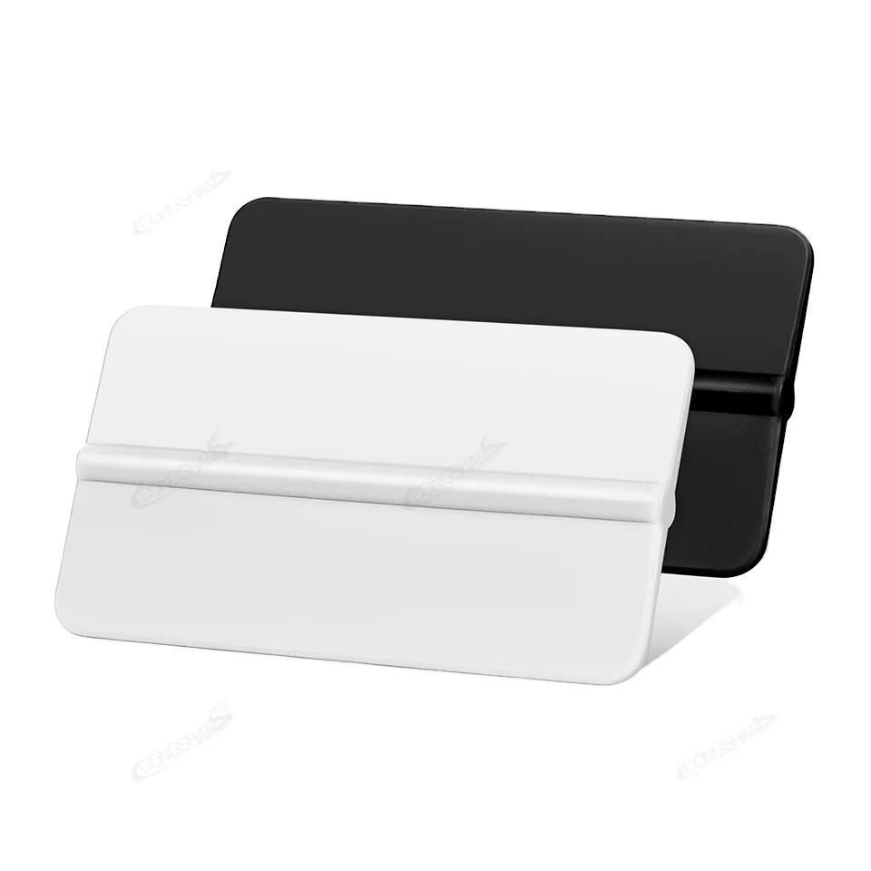 cleze-4-inch-black-white-plastic-squeegee-car-film-wrapping-tool-window-tint-ppf-vinyl-wrap-installation-scraper-tool