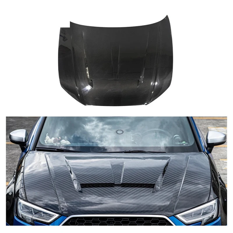 

Carbon Fiber Car Body Kit Car Engine Hood Bonnet Cover Car Accessories for A3 S3 RS3