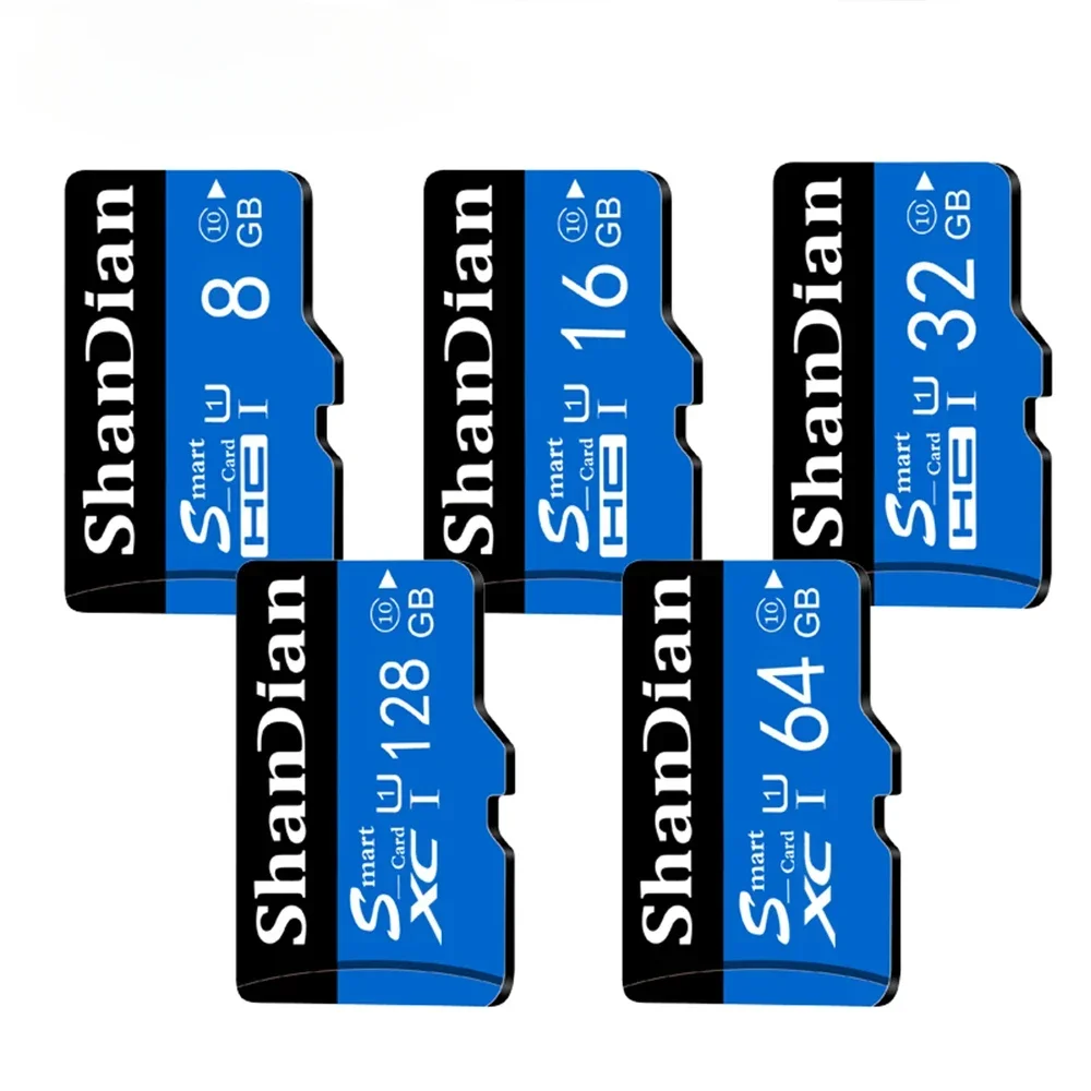 

SHANDIAN V10 карта памяти класс 10, TF-карта 8 ГБ 16 ГБ 32 ГБ 64 ГБ, 100% оригинальная мини SD-карта для смартфона и настольного ПК класс 10