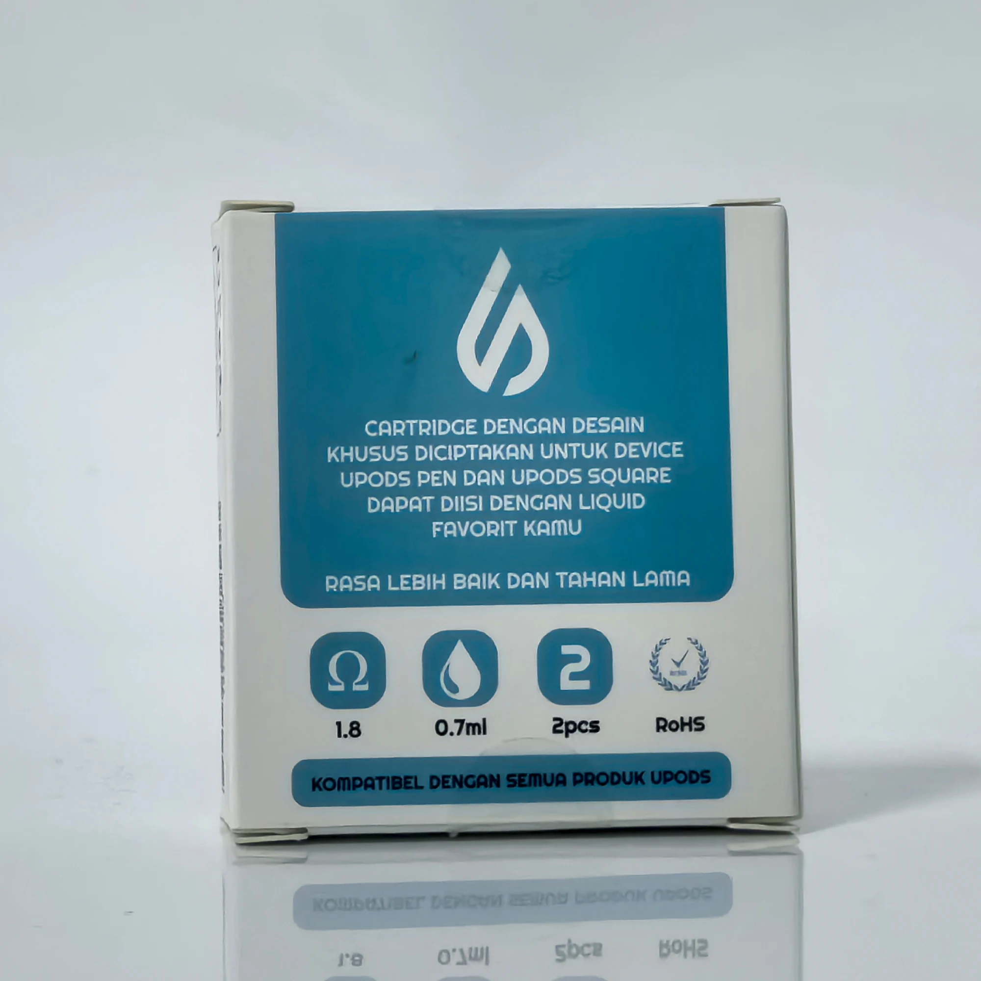 Cartucho Original de UPODS V2 Pod Carts para OVNS IC01 W01, Kit de atomizador de cartucho vacío de repuesto, 0,7 ml, 1,8 ohm, algodón, 20 unidades por lote