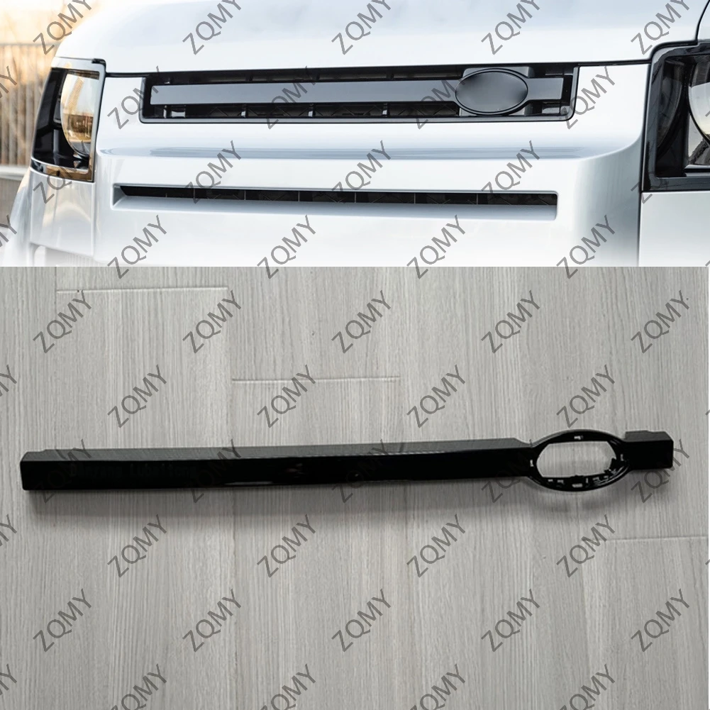 

Car Front Bumper Grille Badge Strip Cover Trim For Land Rover Defender 90 110 130 2020 2021 2022 2023 2024