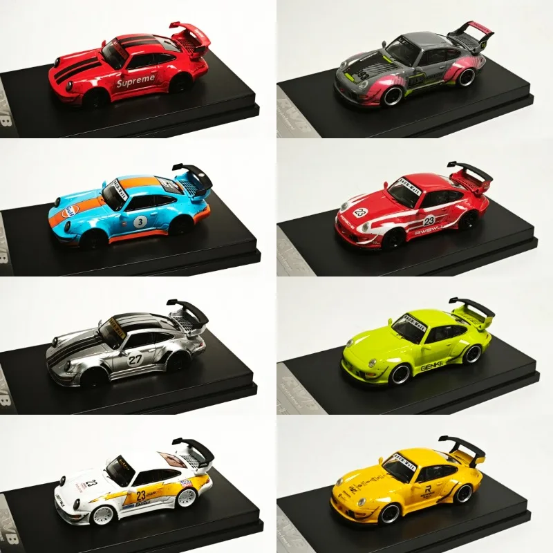 

Оригинальная заводская модель автомобиля из сплава 1:64 RWB 939, модифицированная литая под давлением, игрушка для мальчиков, коллекционный дисплей для взрослых.