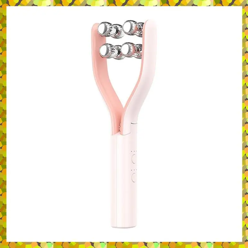 AGLH EMS Microcurrent Roller Artefak Pelangsing Wajah V-face Pemijat Wajah Kecantikan untuk Mengencangkan dan Mengangkat Wajah