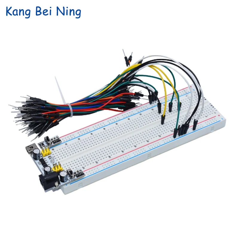 

NEW MB-102 MB102 Breadboard 400 830 Point Solderless PCB Bread Board Test Develop DIY for arduino laboratory SYB-830