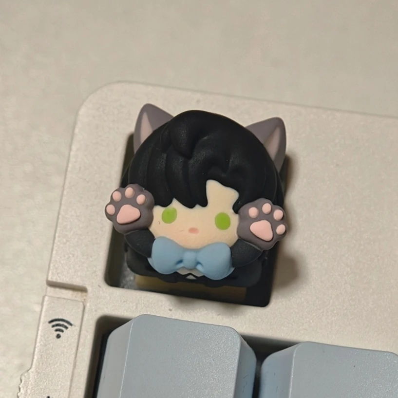 أغطية مفاتيح Love And Deepspace Xavier Zayne Rafael Sylus Caleb لعبة شخصية البضائع لوحة المفاتيح الميكانيكية ملحقات غطاء المفاتيح ESC #4