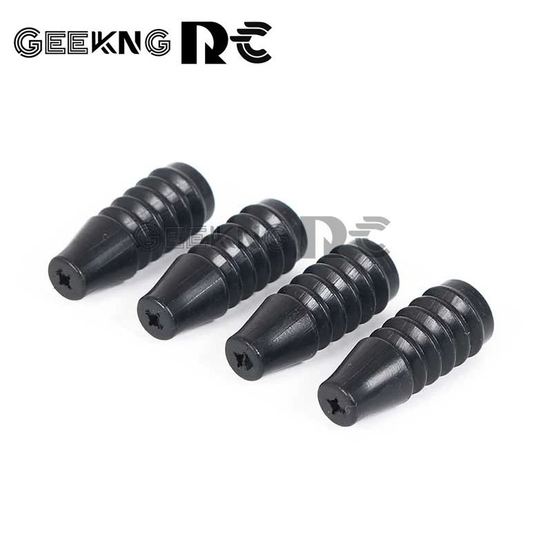 

4 pcs Rubber Super Scale Shock Boot Dust Cover for 1/8 RC Short-Course Truck HONGNOR X3E Kyosho TRX4 46 HOBAO 8SC MT HPI TEAM C